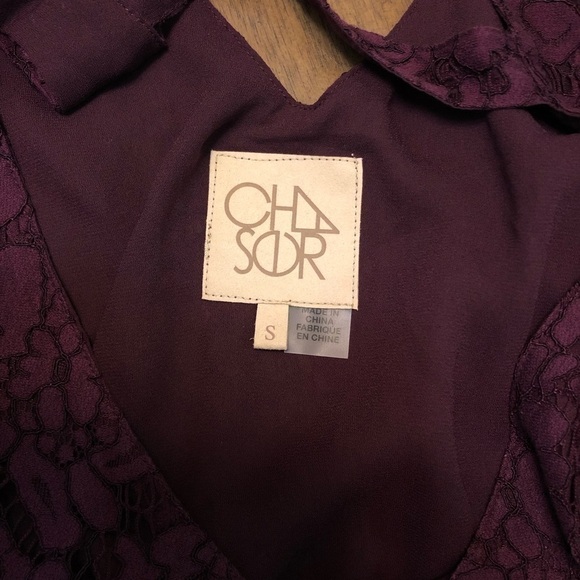 Chaser lace cold shoulder long sleeve mini dress - Picture 6 of 7